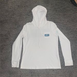 Vineyard Vines Long Sleeve Fish Performance Hoodie T-Shirt